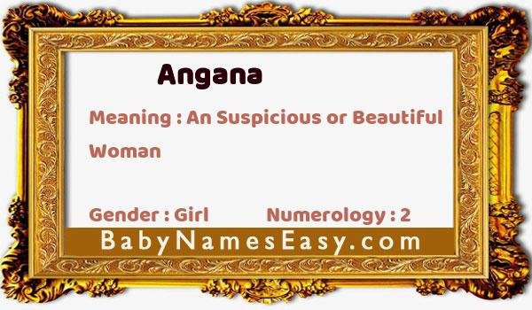 Angana name meaning