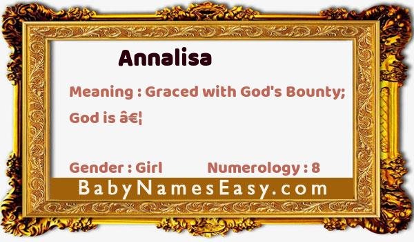 Annalisa name meaning