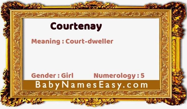 Courtenay name meaning