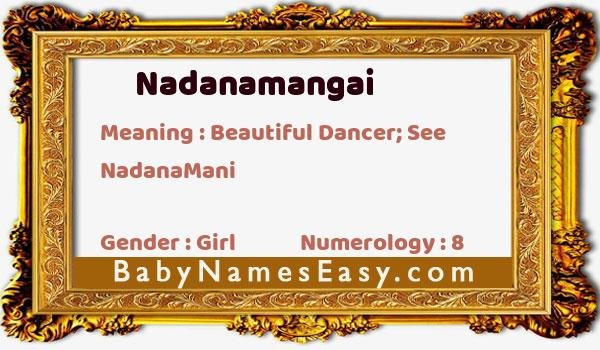 Nadanamangai name meaning