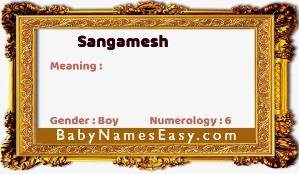 Sangamesh name meaning